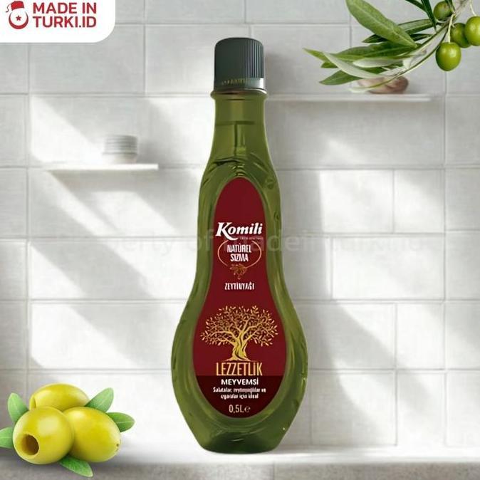 Komili Lezzetlik Meyvemsi 0,5 L Minyak Zaitun Extra Virgin Turki 100% Asli dari Turki by madeinturki