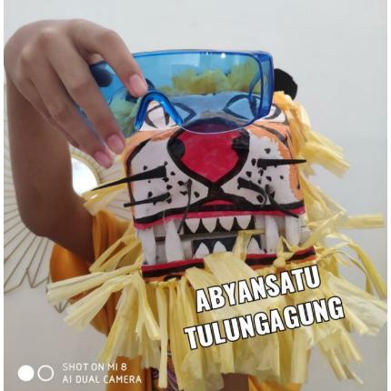 singo barong singo sakti topeng harimau barongan caplokan