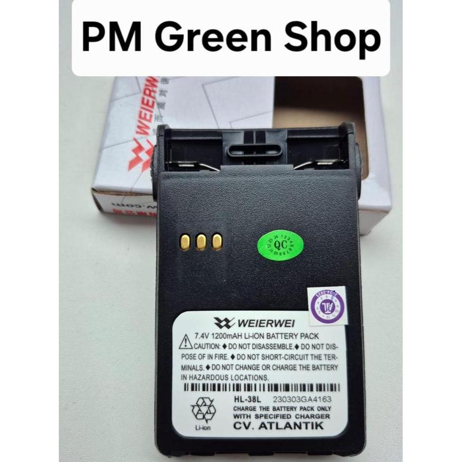 TERLARIS BATERAI HT TORIPHONE TP 998DLX MODEL HL 38L WALKIE TALKIE