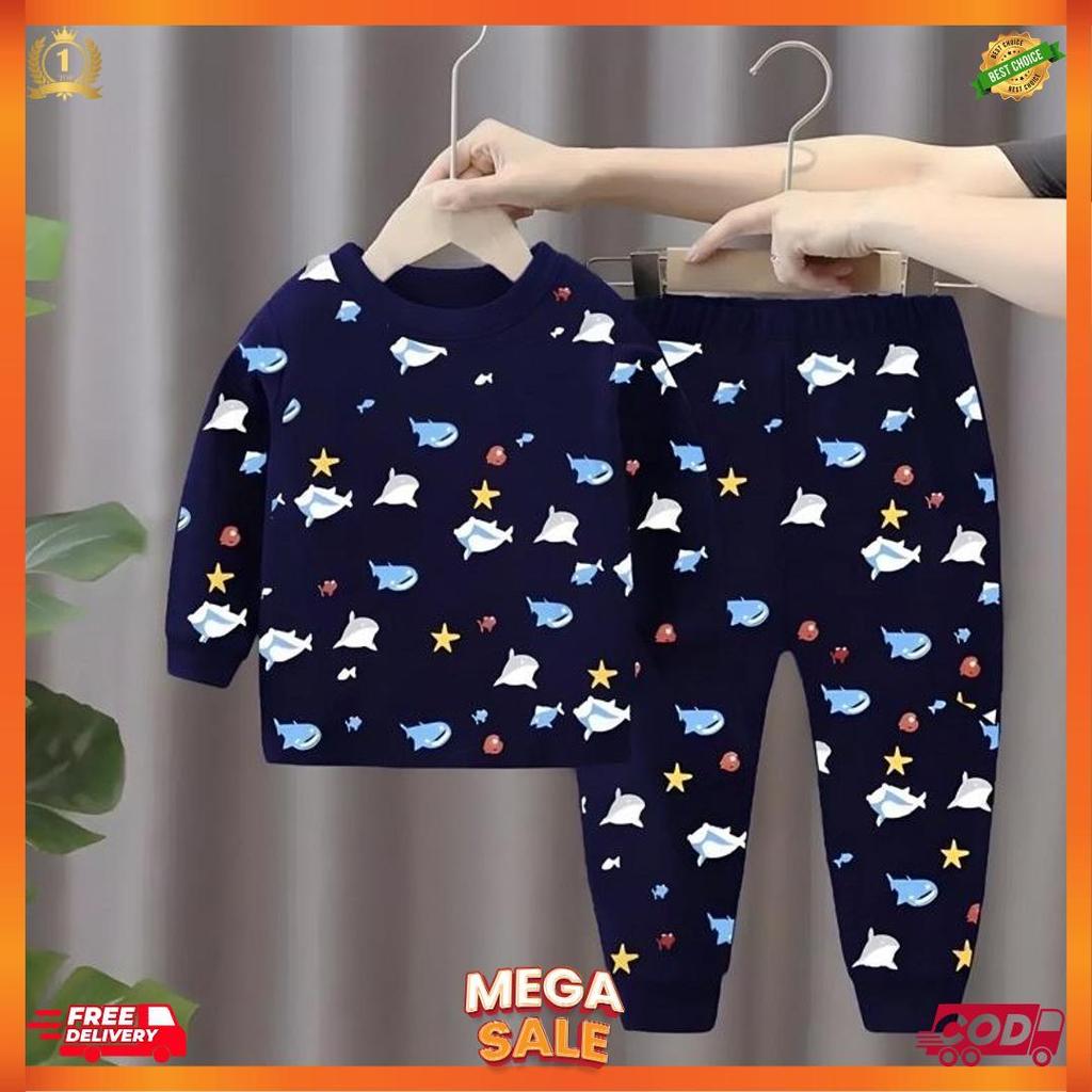 Terlaris TERBARU SETELAN BAJU TIDUR ANAK ANAK PIYAMA KAOS ANAK PEREMPUAN DAN LAKI LAKI MOTIF BABY SH