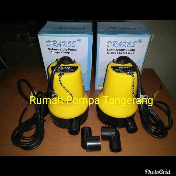 POMPA CELUP KOLAM DRAKOS ARUS DC 24 VOLT READY