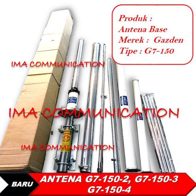 TERLARIS GAZDEN G7-150 BUKAN HUSTLER G7-150 ANTENA BASE VHF 7DBI