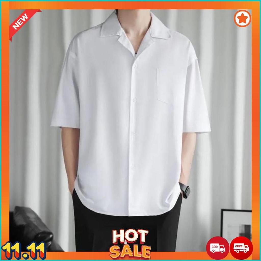 Kemeja Pria Piyama Keren Outfit Cowok Terbaru Katun Rayon [K7]