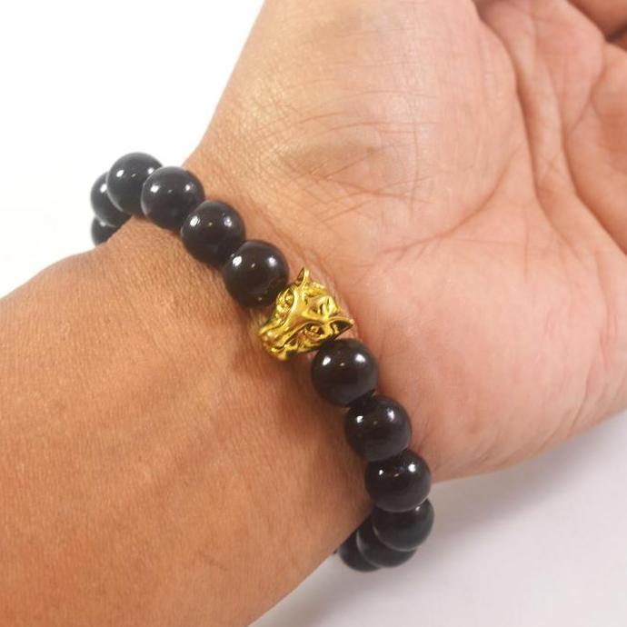 Gelang Akar bahar Hitam Taliarus Indahcraft Model Bulat Spacer Puma (TERBAIK) (TERBARU) (TERMURAH)