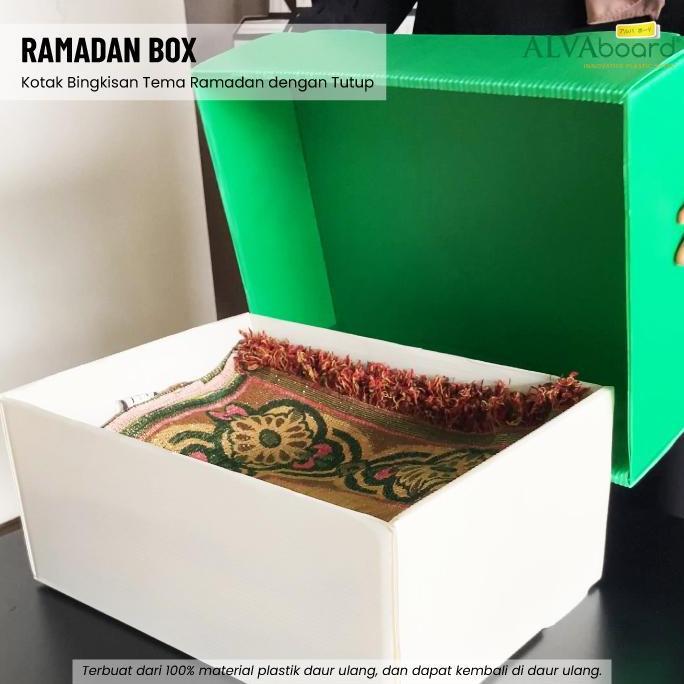 ALVAboard Gift Box Edisi Ramadan, Packaging Hampers, Parcel Lebaran (TERBAIK) (TERBARU) (TERMURAH)