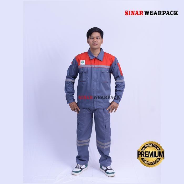 WEARPACK SAFETY STELAN ATAS BAWAH BAJU PROYEK K3 ORIGINAL DAN TERPERCAYA