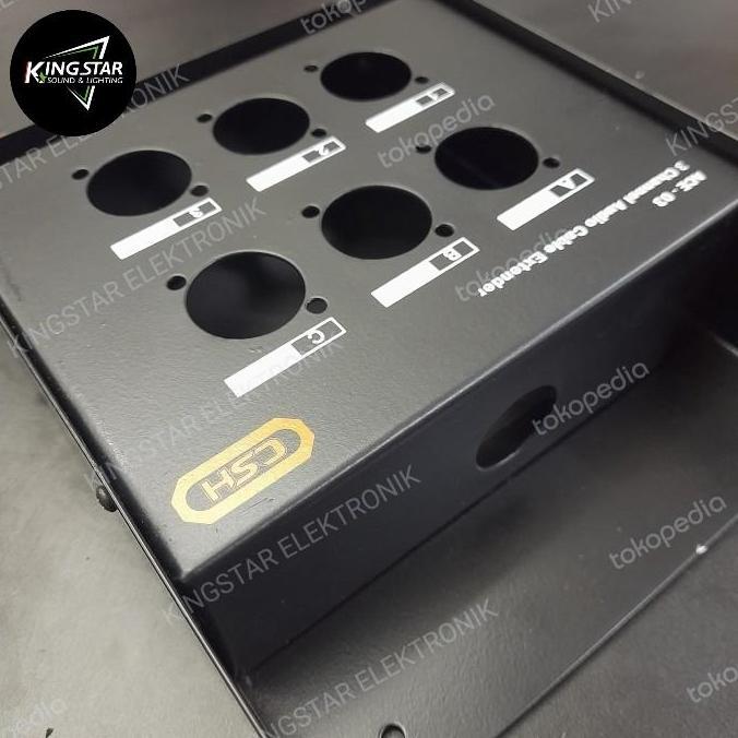 Box Snake 6 Channel Jungtion CSH Kotak Cable Audio Connector Tebal 6ch