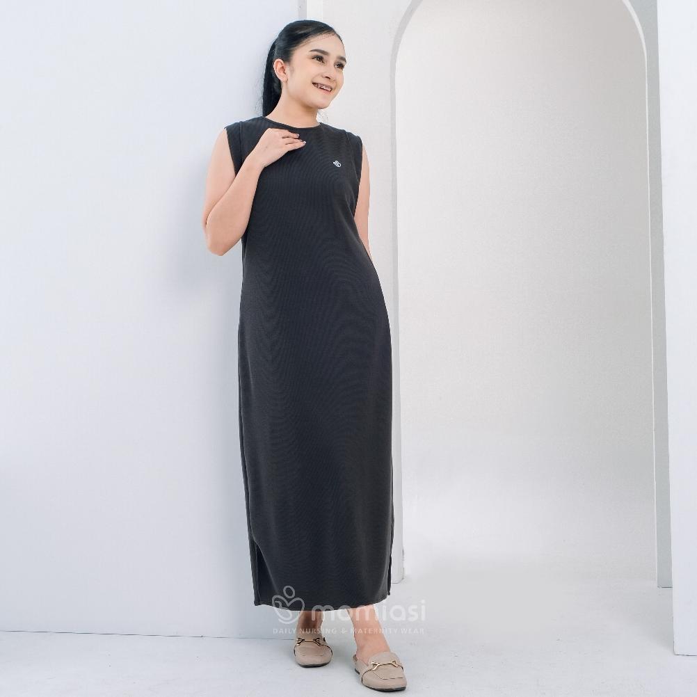 Bergaransi Momiasi - Olivia Inner Dress Knit Premium - Sleeveless Inner Dress - Inner Dress Tanpa Le