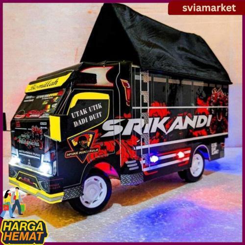 Miniatur Truk Oleng Kayu Full Lampu Kelip Harga Murah Dijamin Bagus