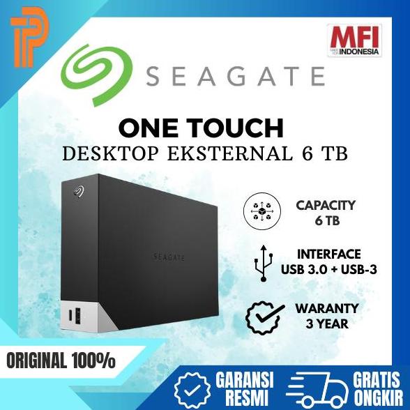 Seagate One Touch 6TB Desktop Hub HDD / Hardisk Eksternal USB3.0