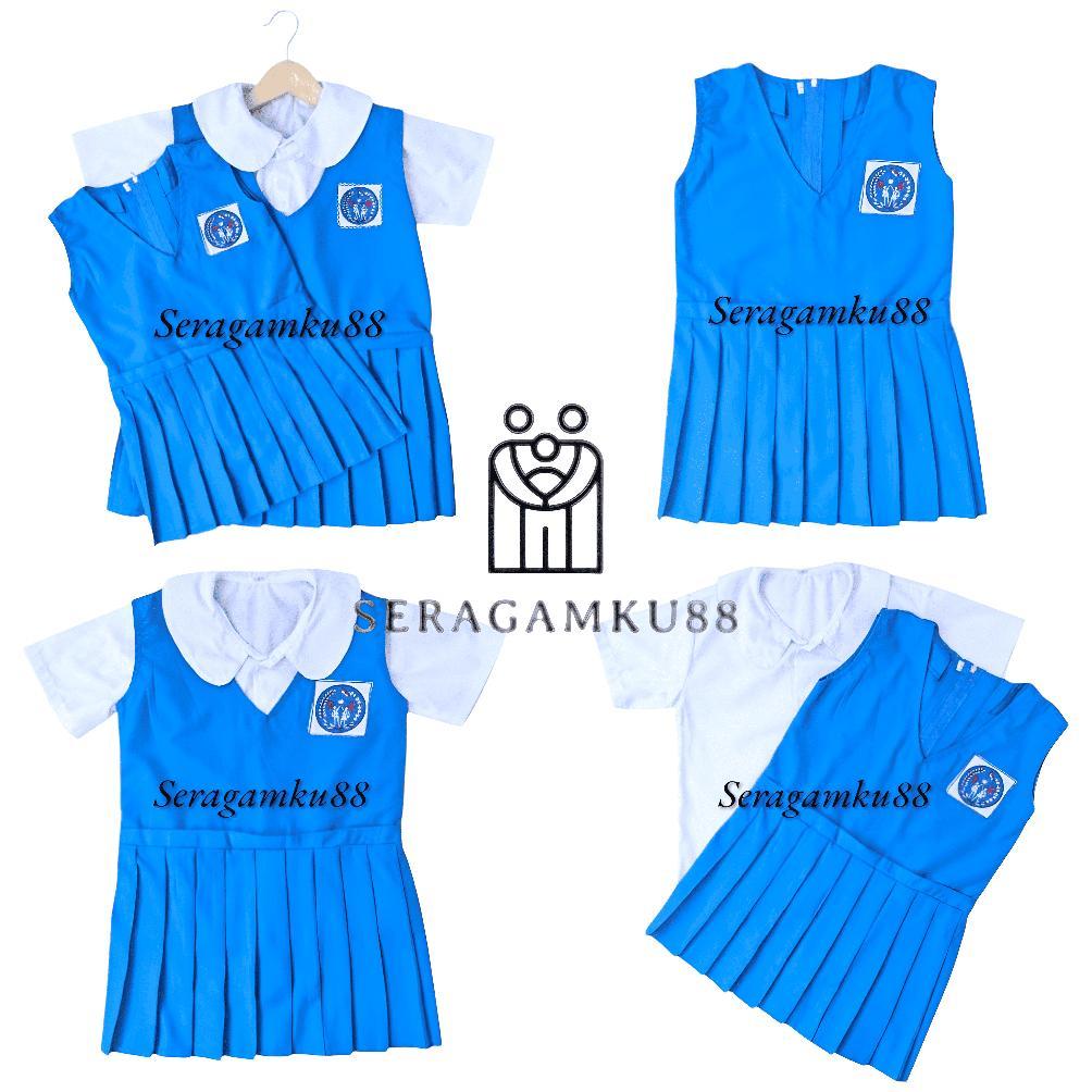Free Ongkir Seragam Tk Nasional Biru Binhur Mrek Tular / Seragam Tk Putih Biru Pendek / Seragam Anak