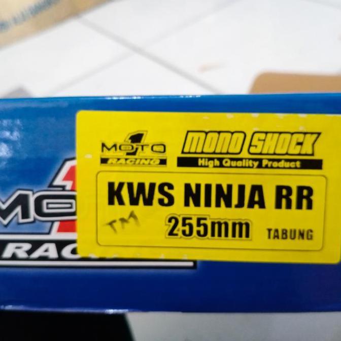 SHOCKBRAKER MONOSHOCK TABUNG PISAH MOTO 1 NINJA RR 255MM YELLOW