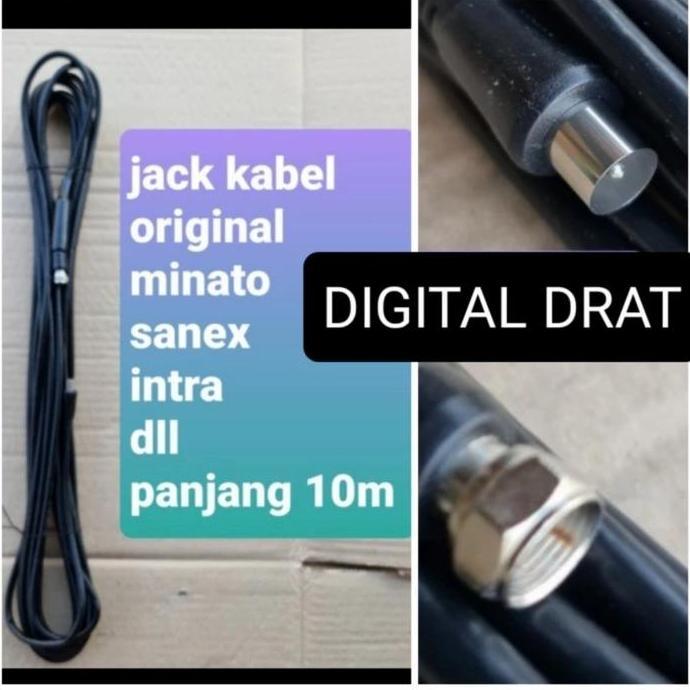 KABEL ANTENA COAXIAL RG6 RG 6  DIGITAL TV DIGITAL 5C 13Y DIGITAL 18Y 13M 10M STANLIS SANEX MINATO IN