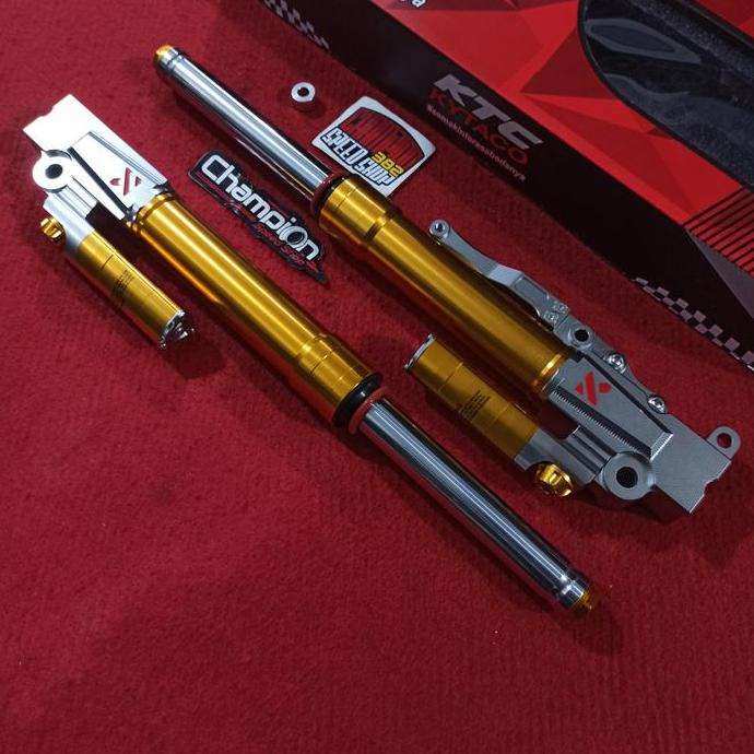 Shock Shockbreaker Depan KTC Kytaco Gold Scoopy Beat FI ESP Karbu