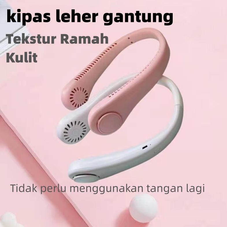KKT Kipas Angin Gantung Leher Portable Kipas Mini Neck Fan terlaris