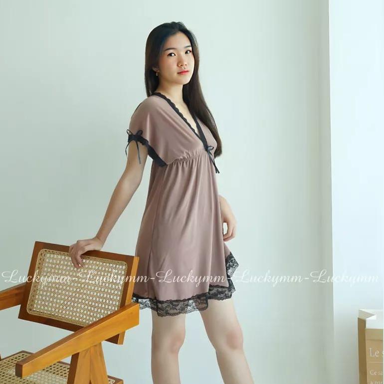 Unik (Grosir Lucky Lingerie Kode #294 ) Sexy Lingerie Spandex Wanita Bigsize / Baju Tidur Sexy Jumbo