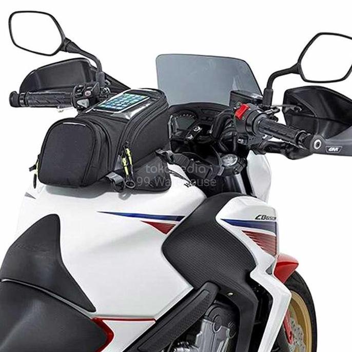 TAS MOTOR DEPAN TANGKI SMARTPHONE HOLDER HP MOTORCYCLE FUEL BAG DISKON