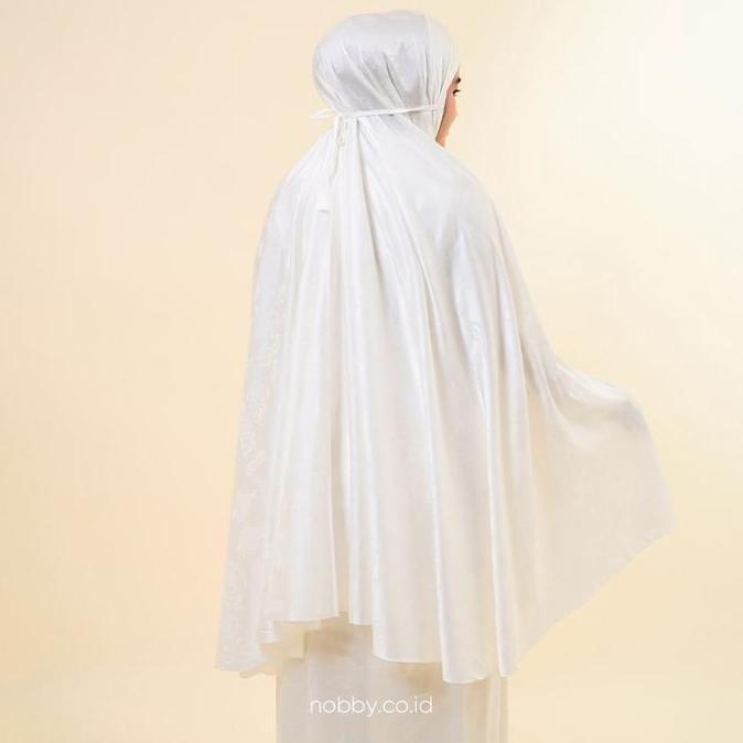 Nobby Syami Mukena Polos Dewasa Bahan Marry Silk Jacquard