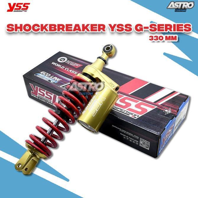 YSS Shockbreaker G Plus 330MM Series Shock Tabung Vario 125 150 Shock Absorber Belakang Suspensi
