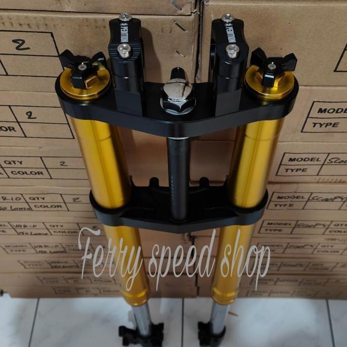 Shock Up Side Down Usd Expedition Full Cnc Klx 150 Dtracker 150 / Usd Expedition Klx 150 Dtracker Mo