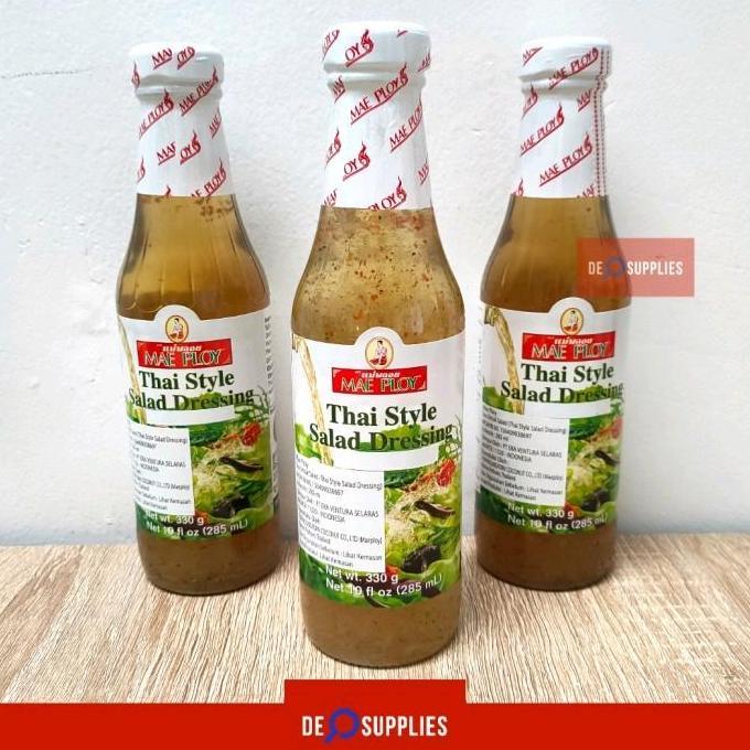 Al_kodrilaeni - Mae Ploy Thai Style Salad Dressing 330gr - Saus Maeploy Thailand 285ml