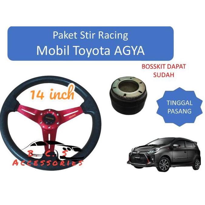 PAKET STIR RACING TINGGAL PASANG KHUSUS MOBIL AYLA- STIR RACING UNTUK MOBIL AGYA CAR MURAH