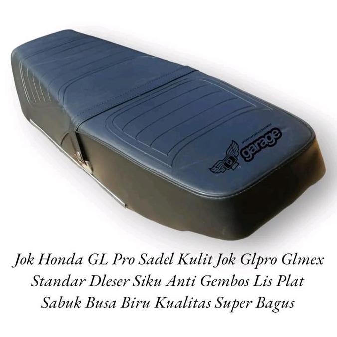 JOK HONDA GL PRO SADEL KULIT JOK GLPRO GLMEX STANDAR DLESER SIKU ANTI GEMBOS LIS PLAT SABUK BUSA BIR