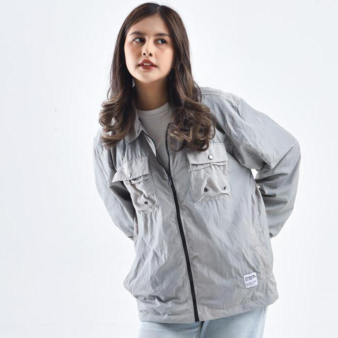 Nookly - Overshirt Jacket Oliver Jaket Wanita Unisex Jaket Parasut
