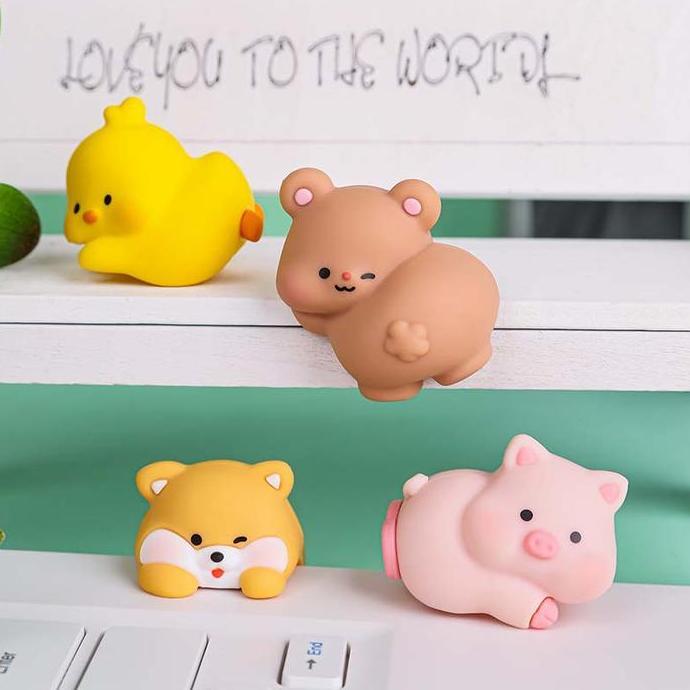 KEBOHONGAN BINATANG MINI ORNAMENT KOMPUTER DESKTOP DECORATION DESKTOP DESKTOP MURAH