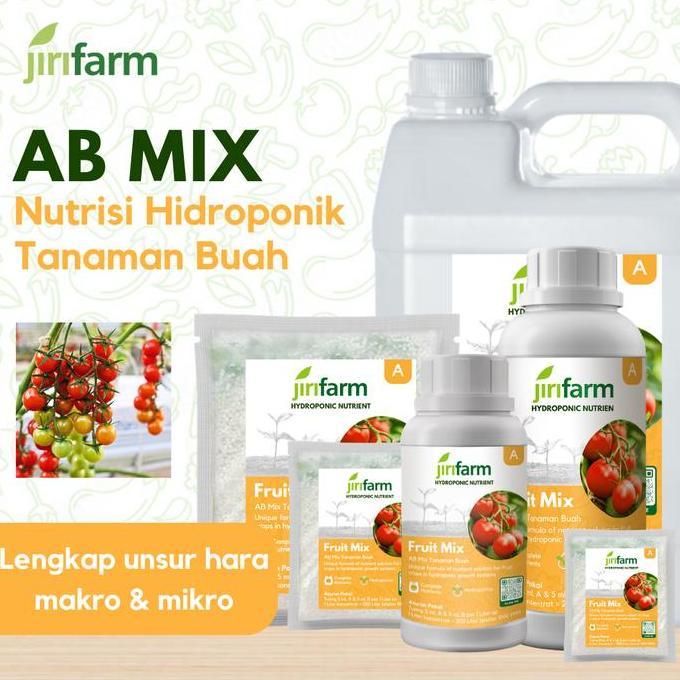 JIRIFARM - AB Mix Konsentrat Pupuk Nutrisi Hidroponik Tanaman Buah