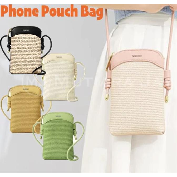 TAOMICMIC Tas Selempang Wanita Pouch Handphone Dompet HP Mini Phone Bag