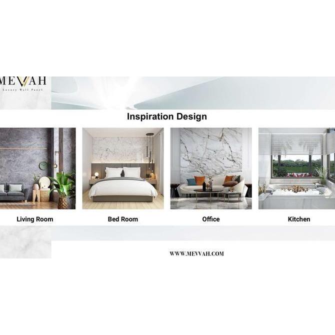 Mevvah Wall Panel Motif Shanghai | Panel Dinding Motif Marmer
