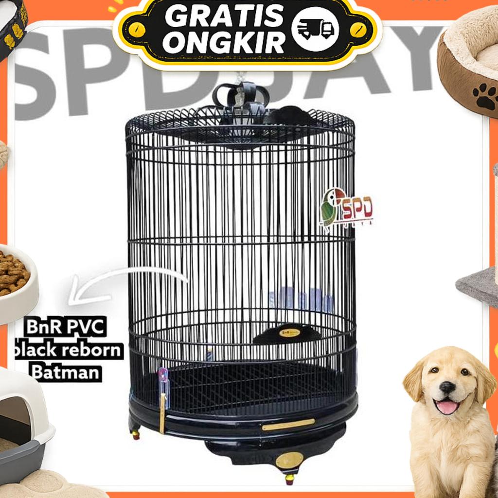 Sangkar Kandang Murai Bnr Pvc Black Reborn Batman
