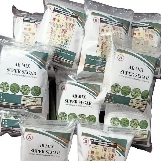 Nutrisi Hidroponik AB MIX Sayur 1 liter