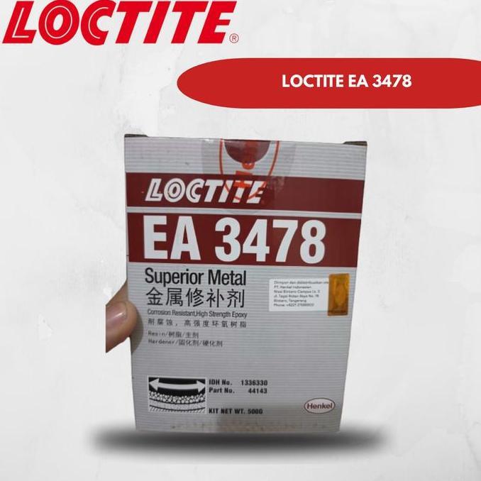 TERBARU - LOCTITE Fixmaster Superior Metal EA 3478 Epoksi Logam 500ml - Resin & Pengeras Kuat Anti-A