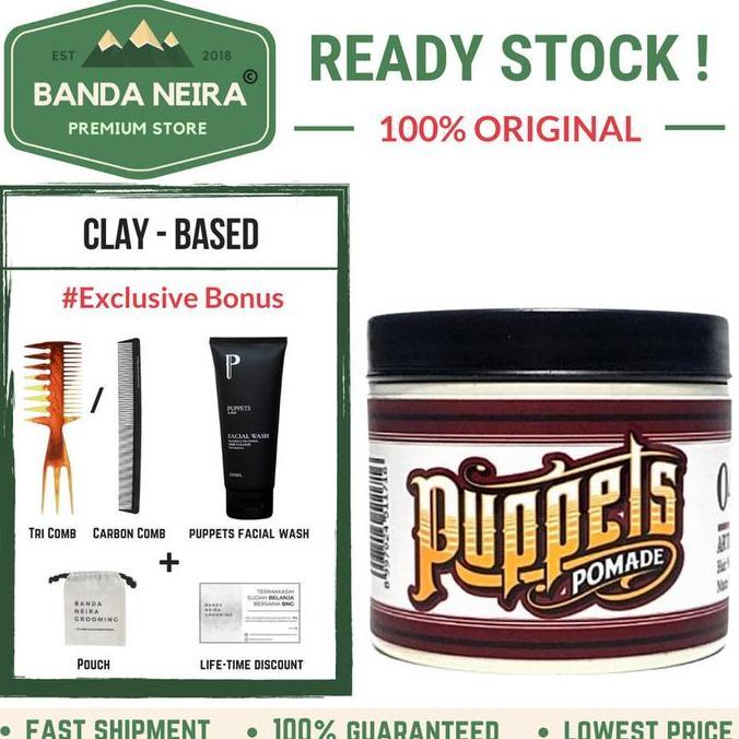 PUPPETS POMADE Artifacts Hair Styling Clay