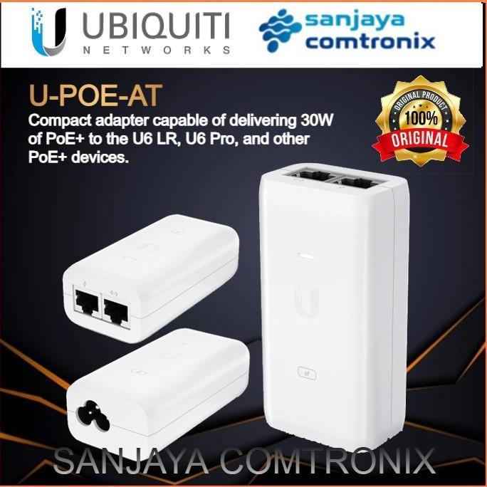 UBIQUITI U-POE-AT PoE Injector, 802.3at