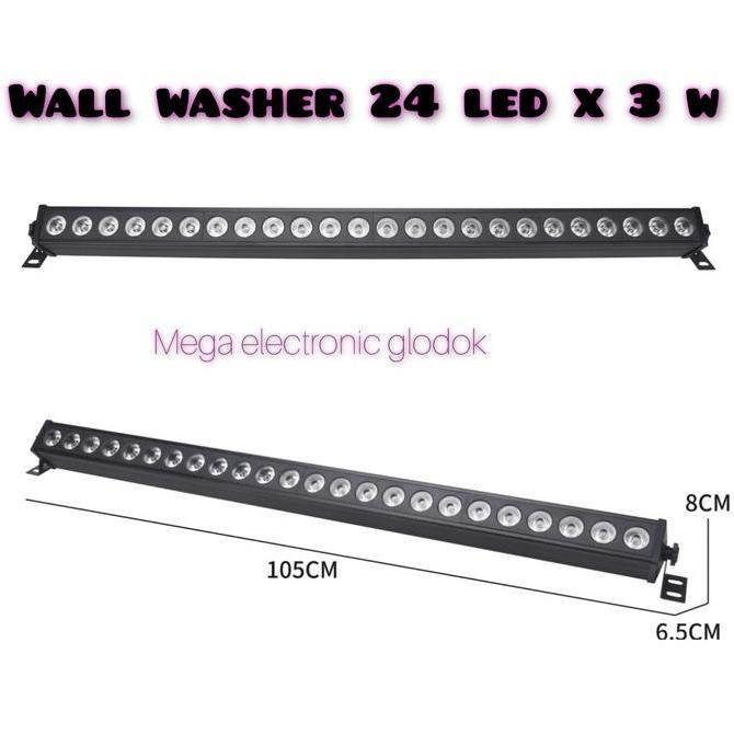 wall washer led full color 24 x 3 watt