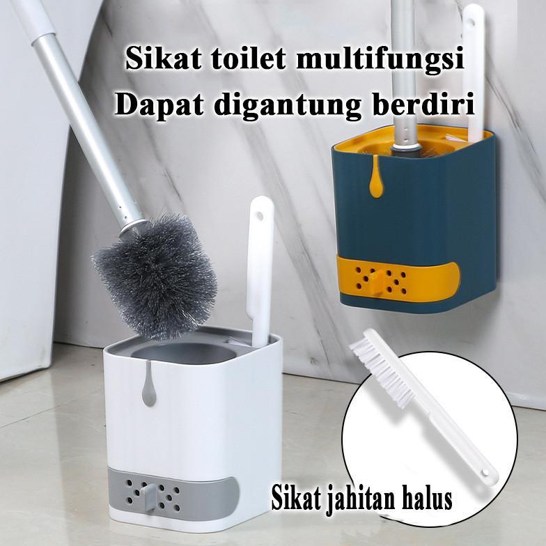 Hot Sale Sikat Wc Toilet Kloset Duduk /Jongkok 2In1 Sikat Pembersih Toilet / Toilet Brush / Sikat Wc