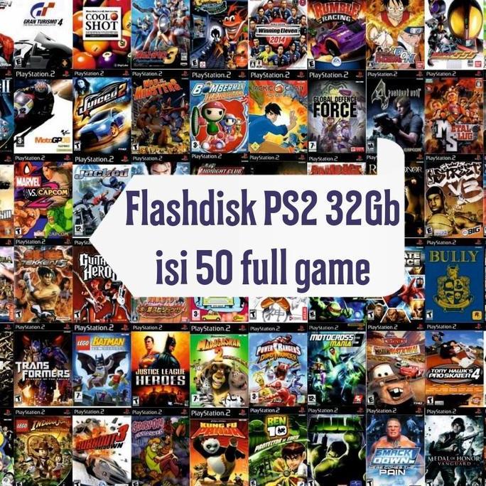 NEW FLASHDISK PS2 32GB FULL GAME/ FD PS2 32GB ORI