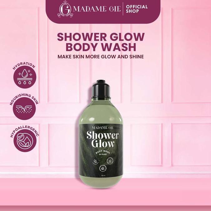 Madame Gie Shower Glow - Sabun Mandi Cair Mencerahkan Kulit dan Ph Balanced Soap Pencerah Tubuh