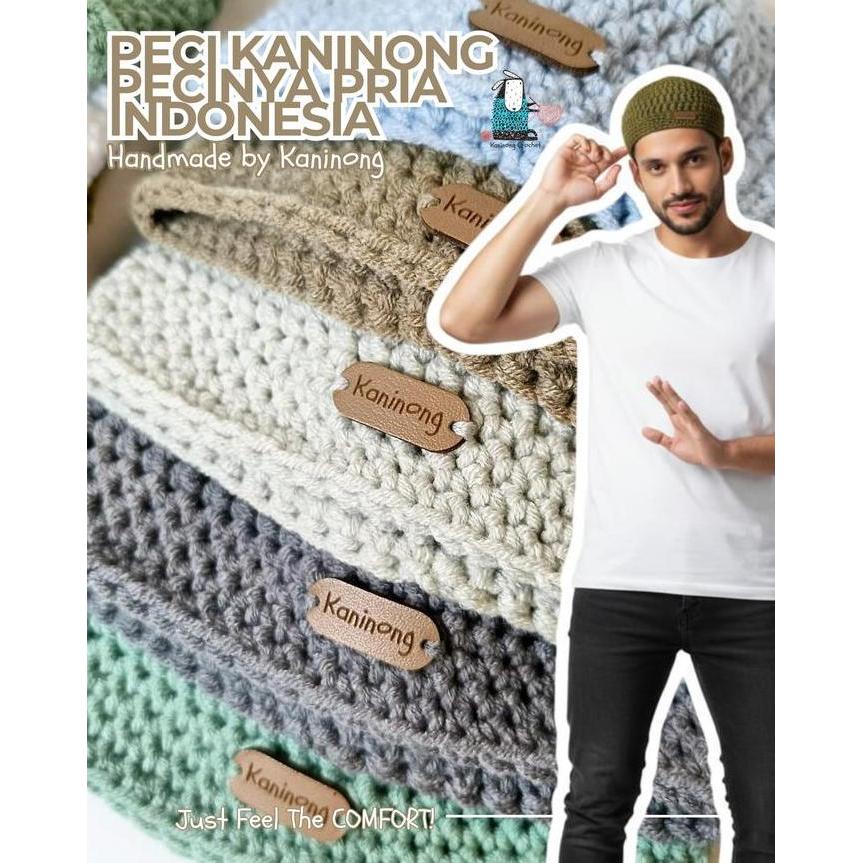 NEW KANINONG - PECI RAJUT PREMIUM HANDMADE | UKURAN BAYI NEWBORN BARU LAHIR AQIQAH | ANAK LAKI SEKOL