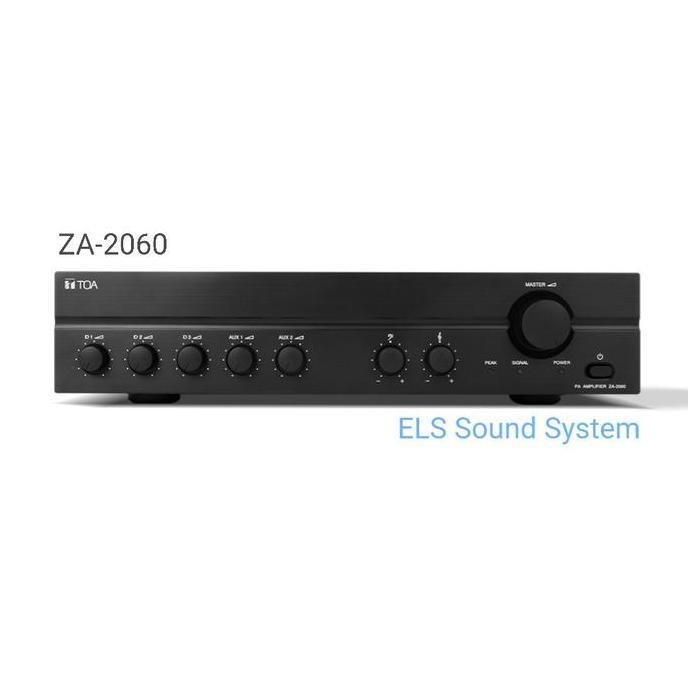 Power Mixer Amplifier Toa ZA-2060 ZA2060 Ampli Toa 60w 60 watt