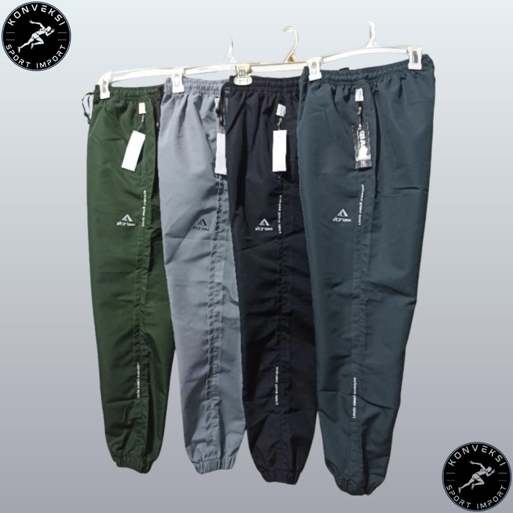 Super Deal Celana Panjang Olahraga Parasut Import Pria Wanita Training Jogger Original Premium