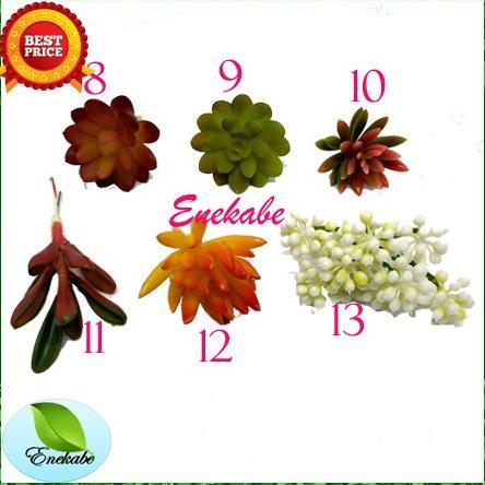 Best Sale Kaktus Sukulen Palsu Cactus Artificial, Sukulen Kaktus Plastik Murah Tanpa Pot, Bunga Arti