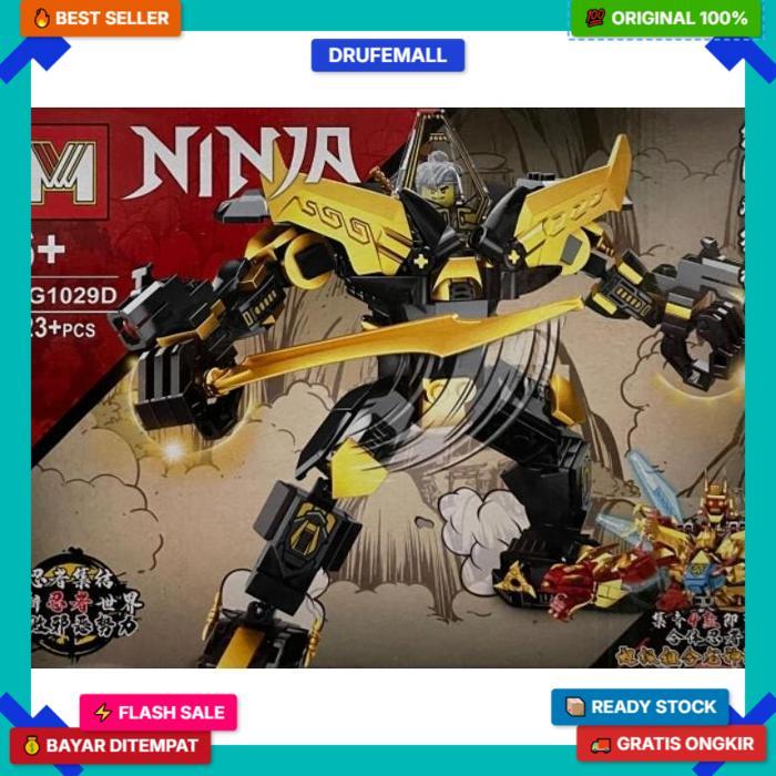 Obm99144 - Mainan Balok Susun Bricks Blocks Ninja Dragon Zane 4In1 Besar Blok Figure Ninja Naga Prod