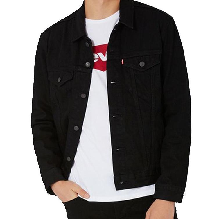 Promo Jaket Jeans Hitam Black Pria Dewasa Kekinian