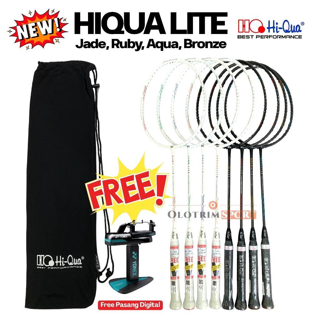 NEW PRODUCT Raket Badminton HiQua Lite 32lbs 5u Original