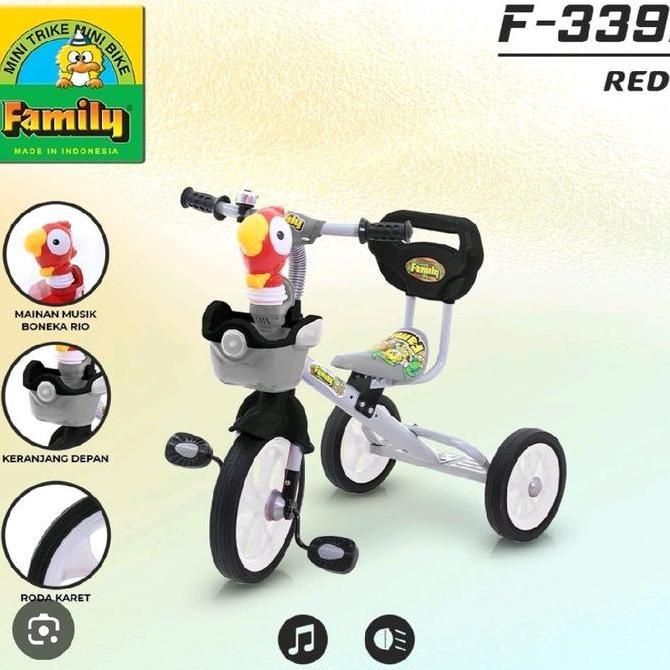 Sepeda Roda 3 Anak Family Sincan Musik Senderan