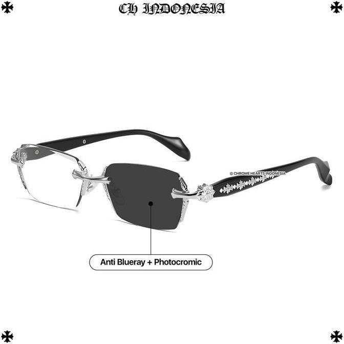 Promo Kacamata Chrome Hearts Glasses Gs8296 Ch/Gs/Vtm/Tpds/Jpn